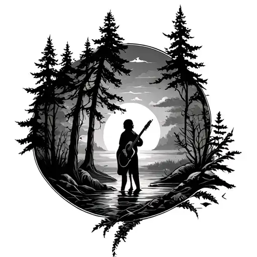 Music And Nature Scene