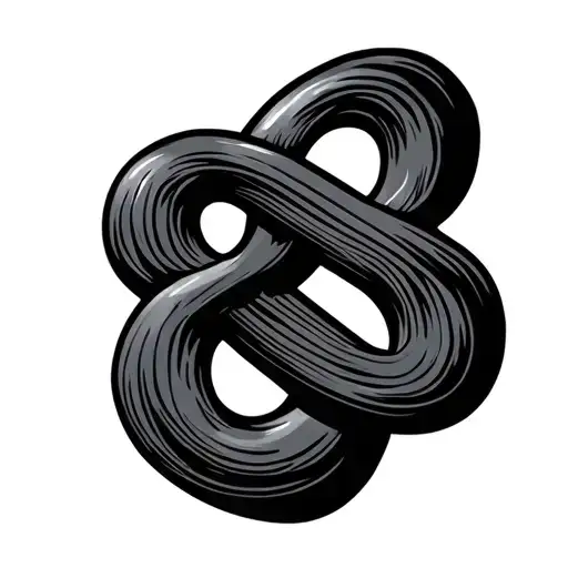 Initial Apm Linked Infinity Symbols Symbolizing