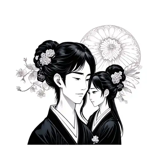 Japanese Father Daughter