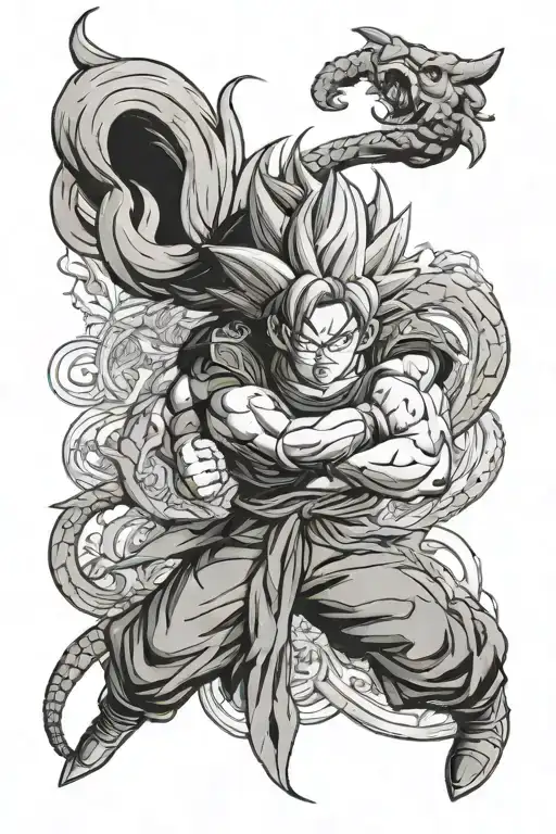 Nordic Dragon Ball Z Space Sleeve