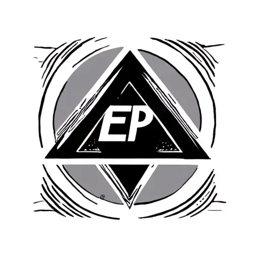 Circle With A Triangle With The Letters Ep Inside