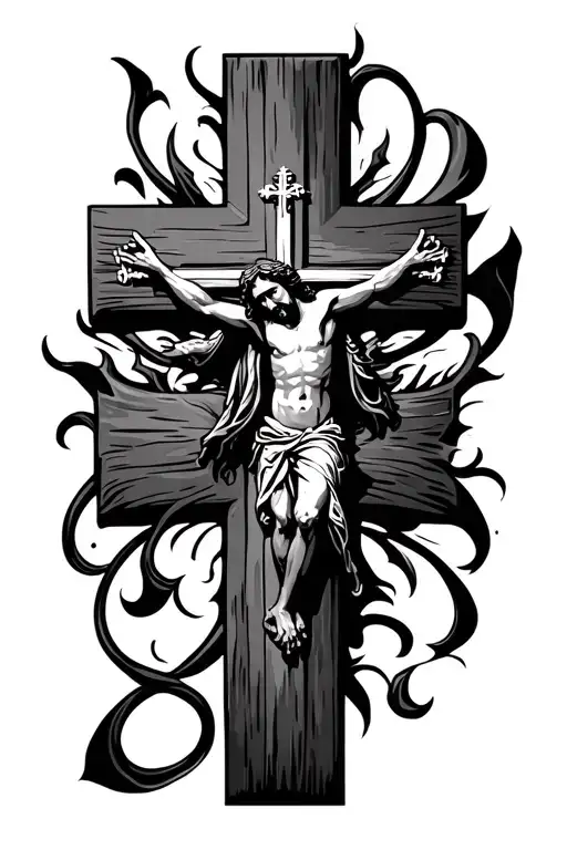 Christian Cross Without Jesus