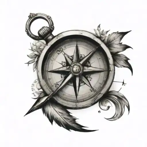 Compass With Coordinates