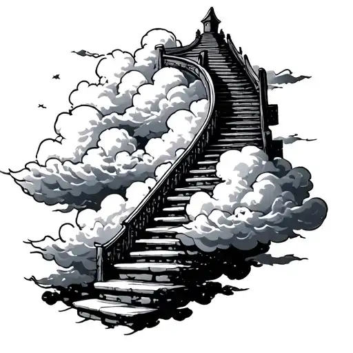 Clouds With A Stair To Heaven