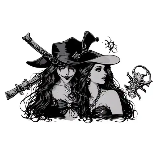 Pirate And Vampire Girl Bites