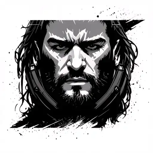 Maelstrom Gang Member Face From Cyberpunk 2077