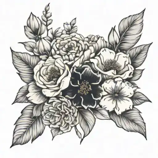 Birth Flower Bouquet