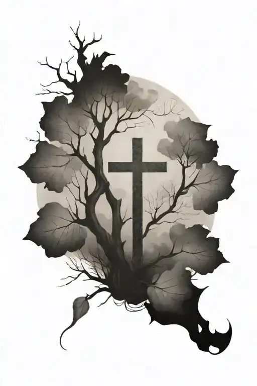 A Hidden Cross Among The Trees