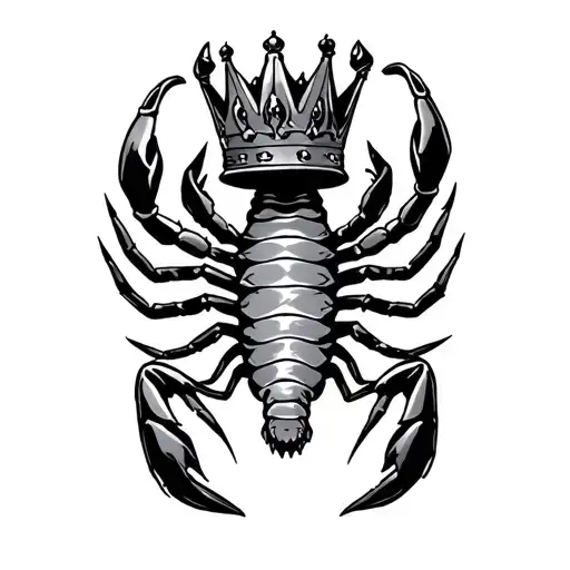 Scorpion Holding A Crown
