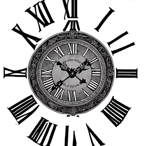 Roman Numeral Clock