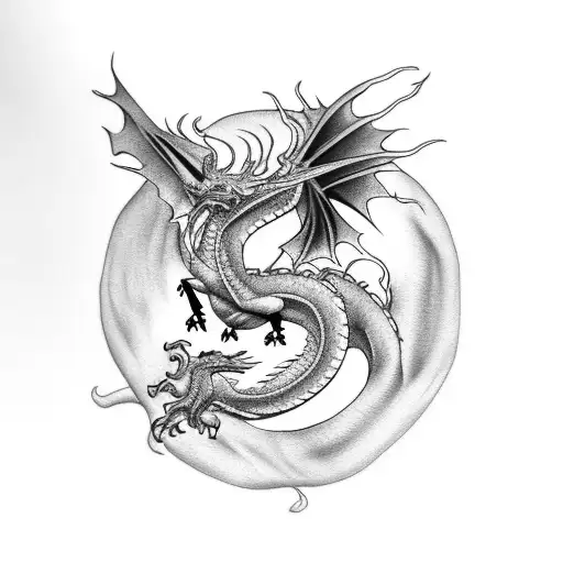 Dragon On The Forearm