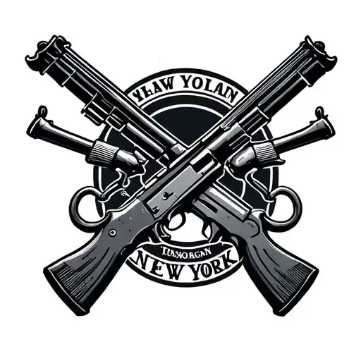 Halligan And New York Hook Crossed Rifles