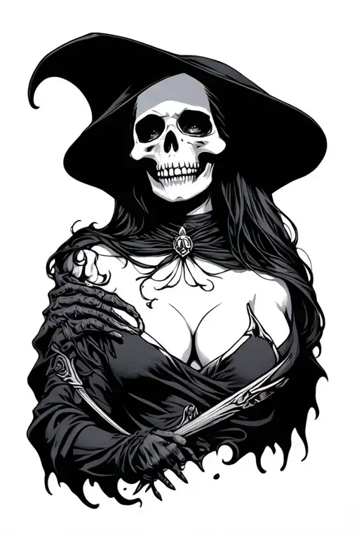 Female Grim Reaper