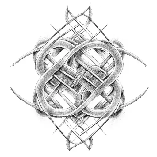 A Dna Double Helix Intertwined With A Tree Of Life