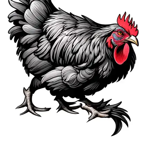 Bull Fighting Chicken