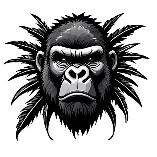 Jabari Gorilla Tribe Mask