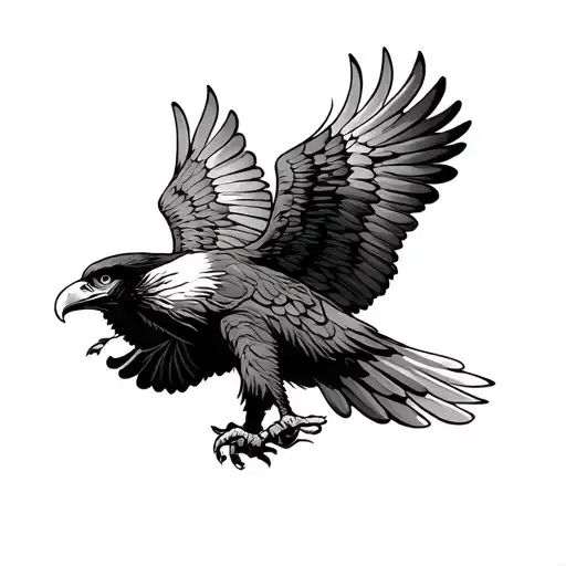 Eagle With Wings