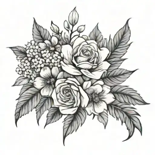 Birth Flower Bouquet