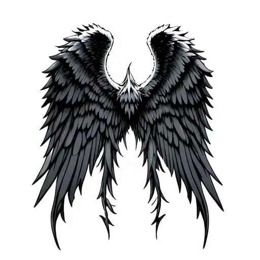 Black Wings Are Lowered Down