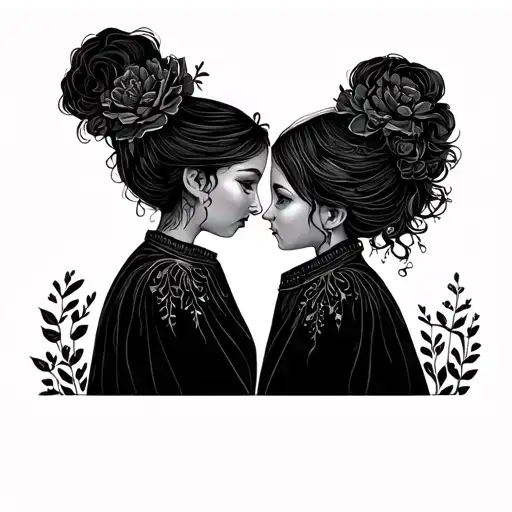 Mother And Girl Who Speak