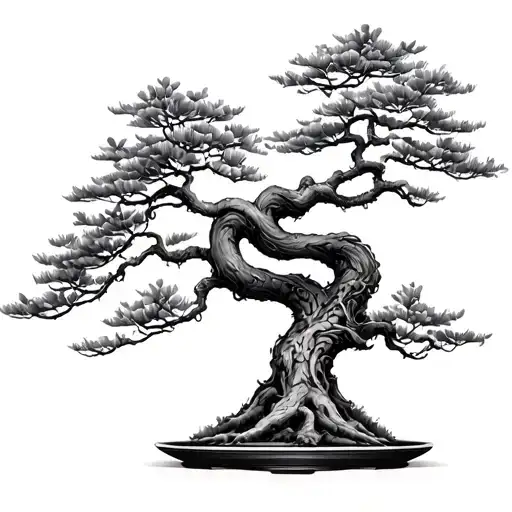Bonsai Tree Fine Line
