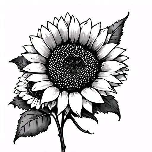 Sunflower And Bouquet Of Flowers