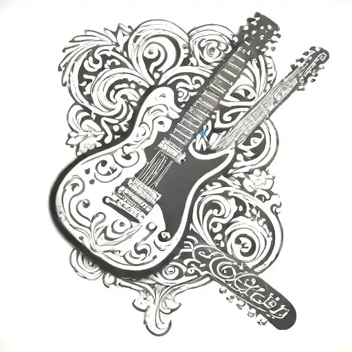 Guitar With Name In It