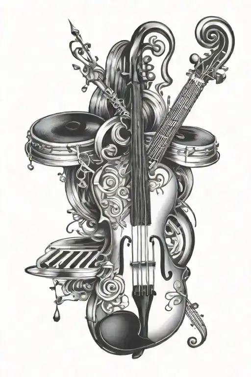 Concept Tattoo Music Related