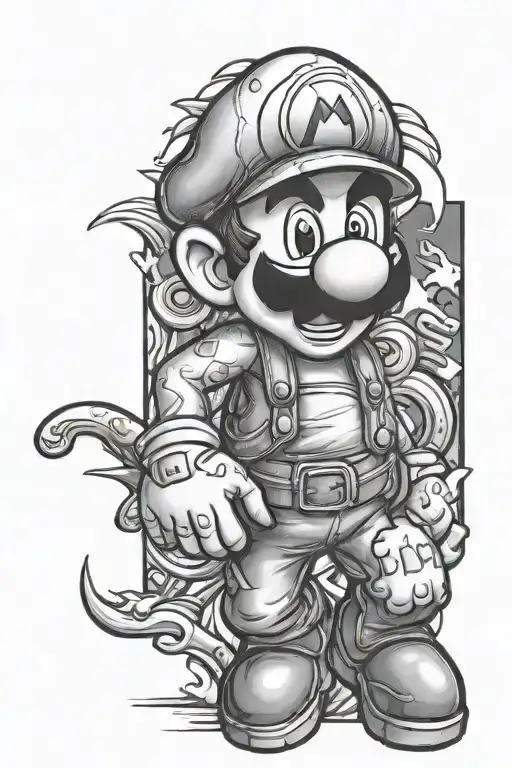 Mario With Tiburon