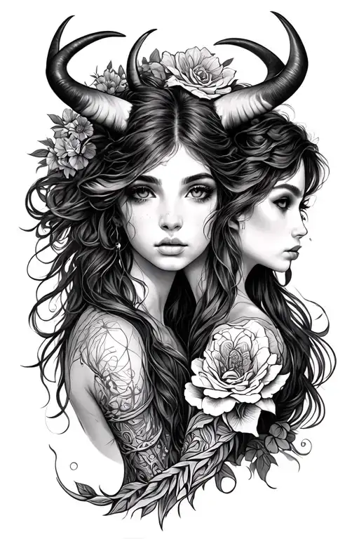 Taurus And Gemini Girl Mashup