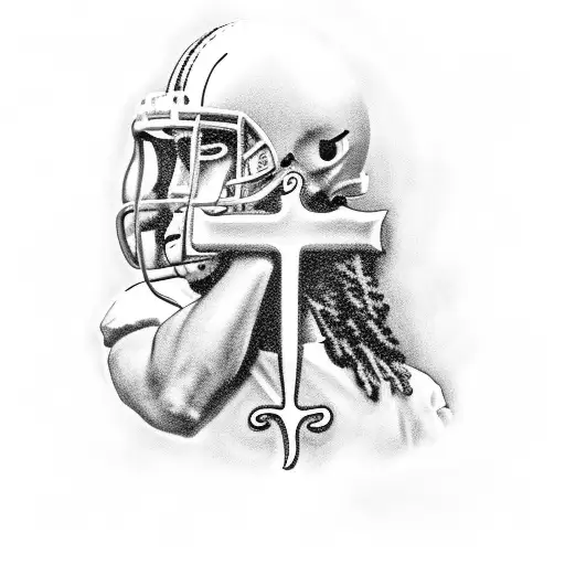 Alabama Football Jesus Cross