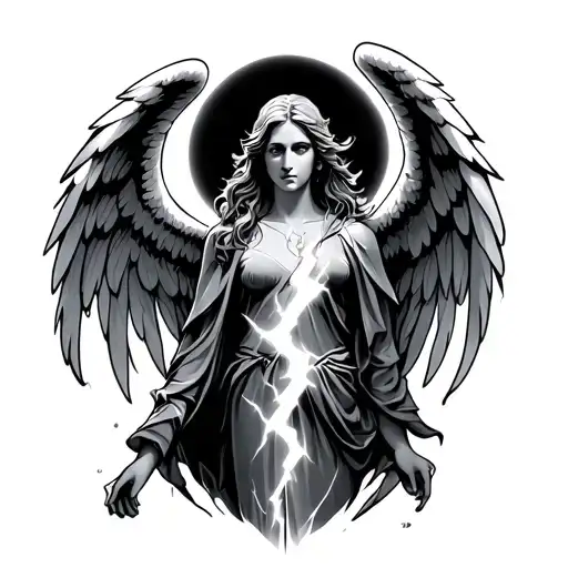 Angel And Lightning