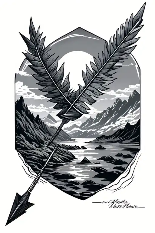 Arrow For Forearm With Travel And Tech