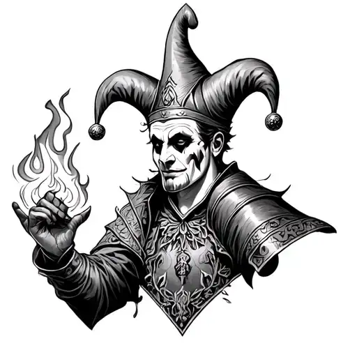 Medieval Jester Fire Manipulation