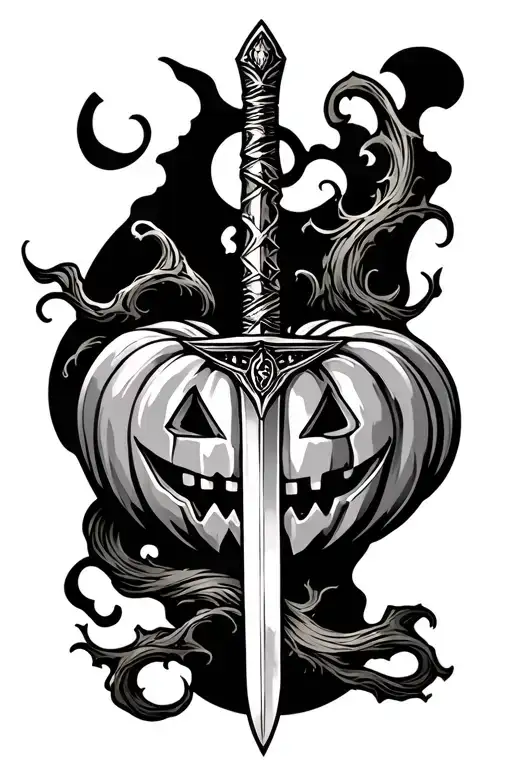 Pumpkin And Sword