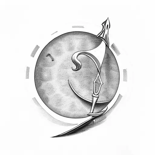Hourglass With Scythe
