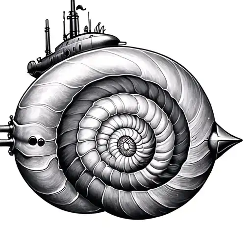 Nautilus Submarine Realistic Under Water