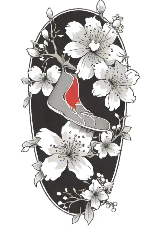 Boston Red Sox & Cherry Blossoms