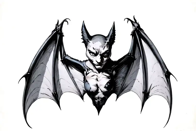 Bat Wings Spread