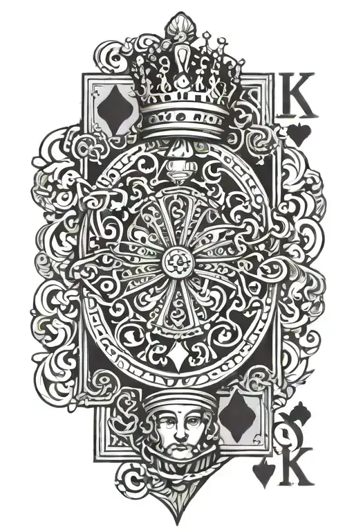 King Of Hearts Playing Card