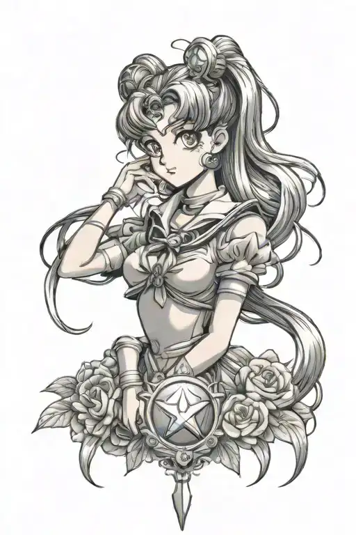 Sailor Moon With Rabbiy