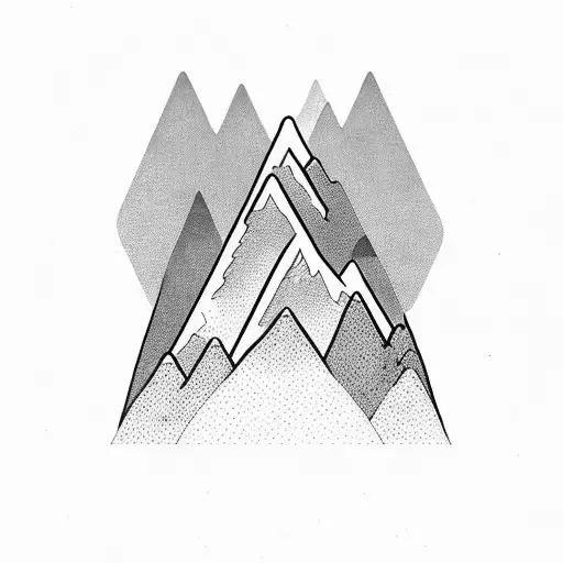 A Majestic Mountain Peak Rising Above A Misty Forest