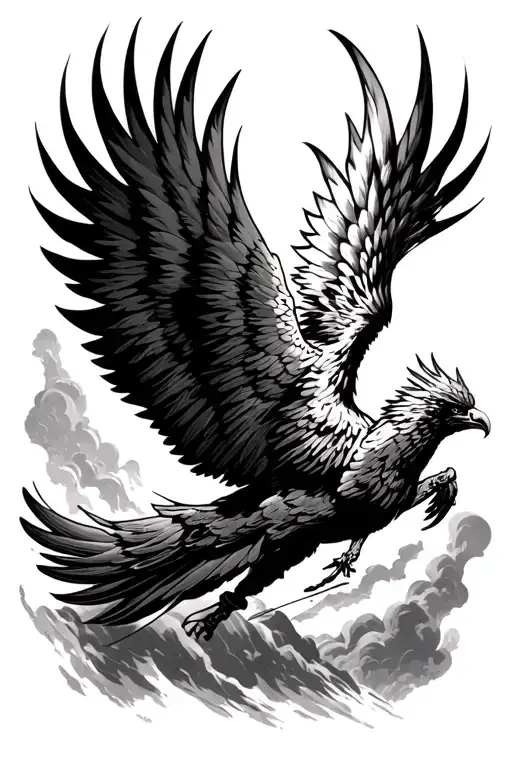 Sun Phoenix Rising Paratrooper Jumping