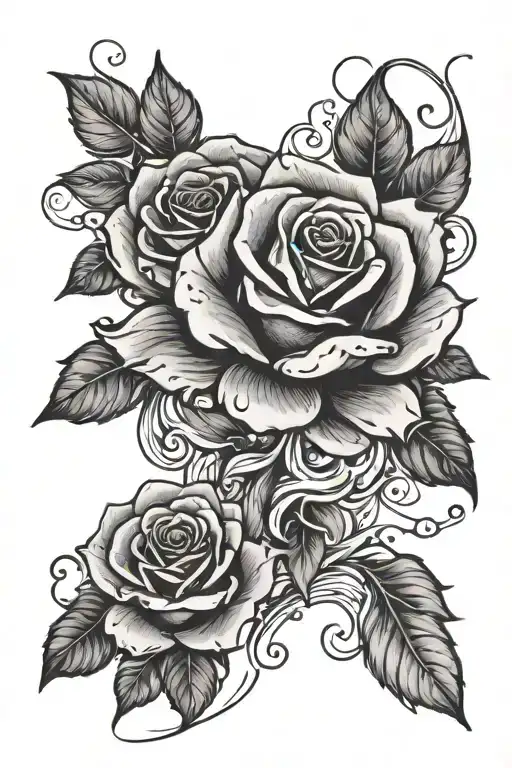 Roses And Water Waves