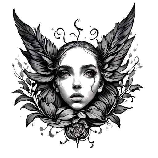 Small Back Tattoo In The Middle That Is Meaningful