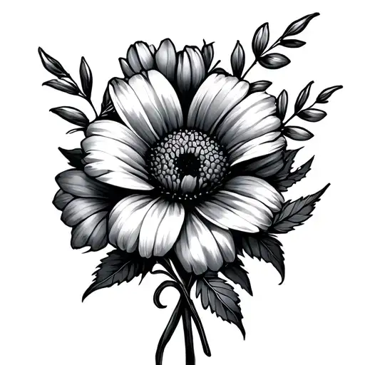 August January February October January Birth Flower Boquet