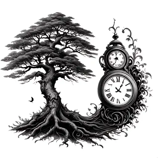 Clock And Tree