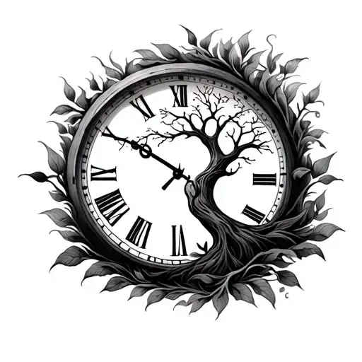 Clock And Tree