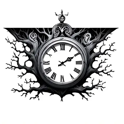Clock And Tree