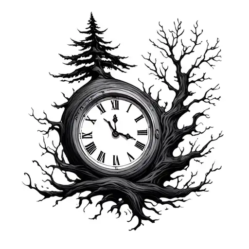 Clock And Tree